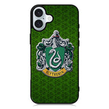 harry potter logo slytherin iPhone 16 Plus Case QC5183