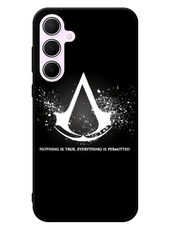 Assassins Creed Symbol Glow Samsung Galaxy A55 5G Case