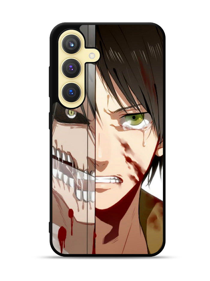 attack on titan eren Samsung Galaxy S24 Plus 5G , Samsung Galaxy S24+ 5G Case OV0660