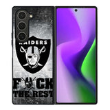 oakland raiders logo 8th Samsung Galaxy Z Fold 6 Case