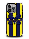 michigan wolverines logo iPhone 14 Pro Case QC3309