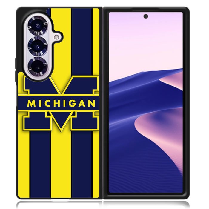 michigan wolverines logo Samsung Galaxy Z Fold 7 Case OV3309