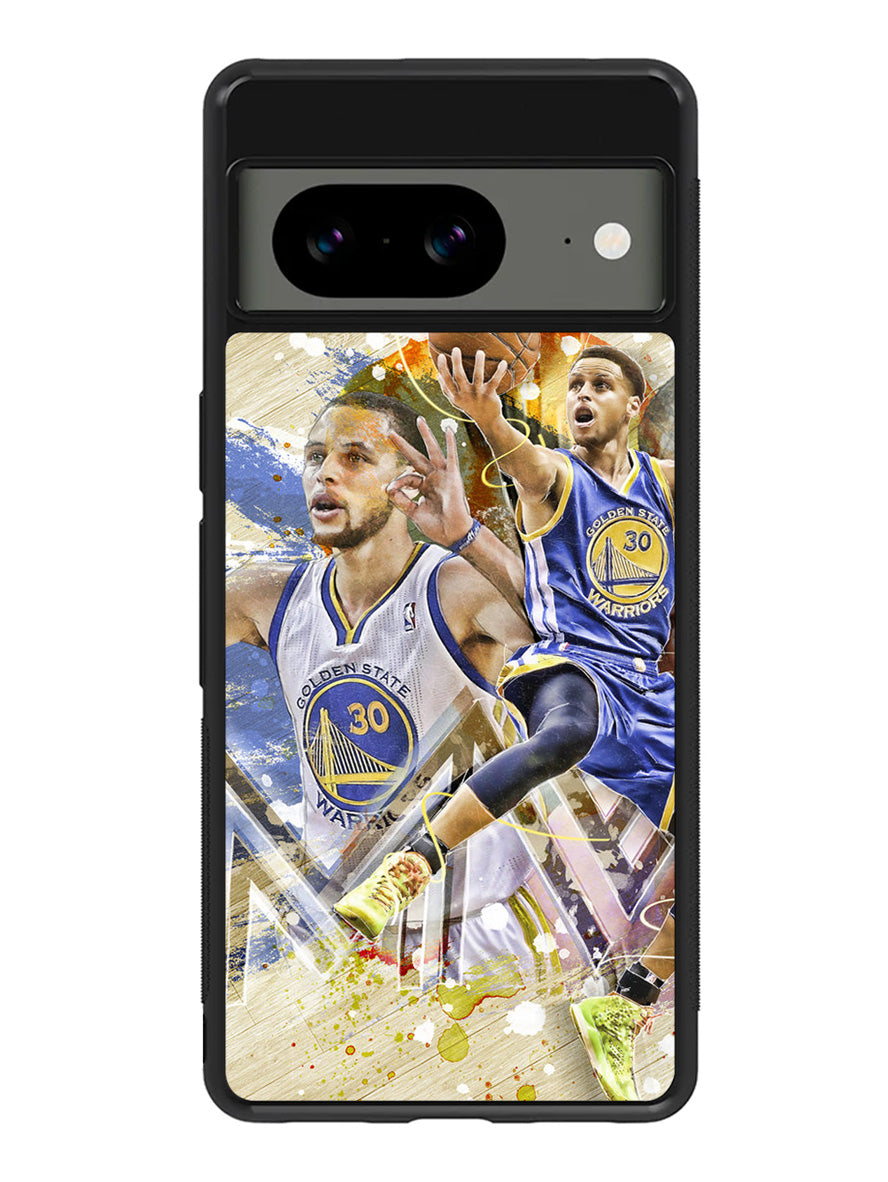 stephen curry golden state warriors MVP Google Pixel 8 Case QC2329
