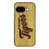 detroit tigers logo wood Google Pixel 10A Case QC4689