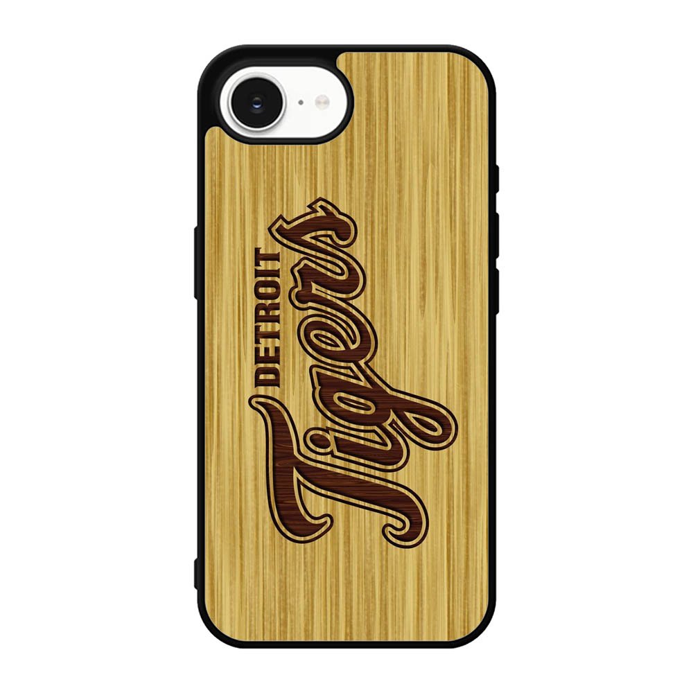 detroit tigers logo wood iPhone 17e Case OV4689