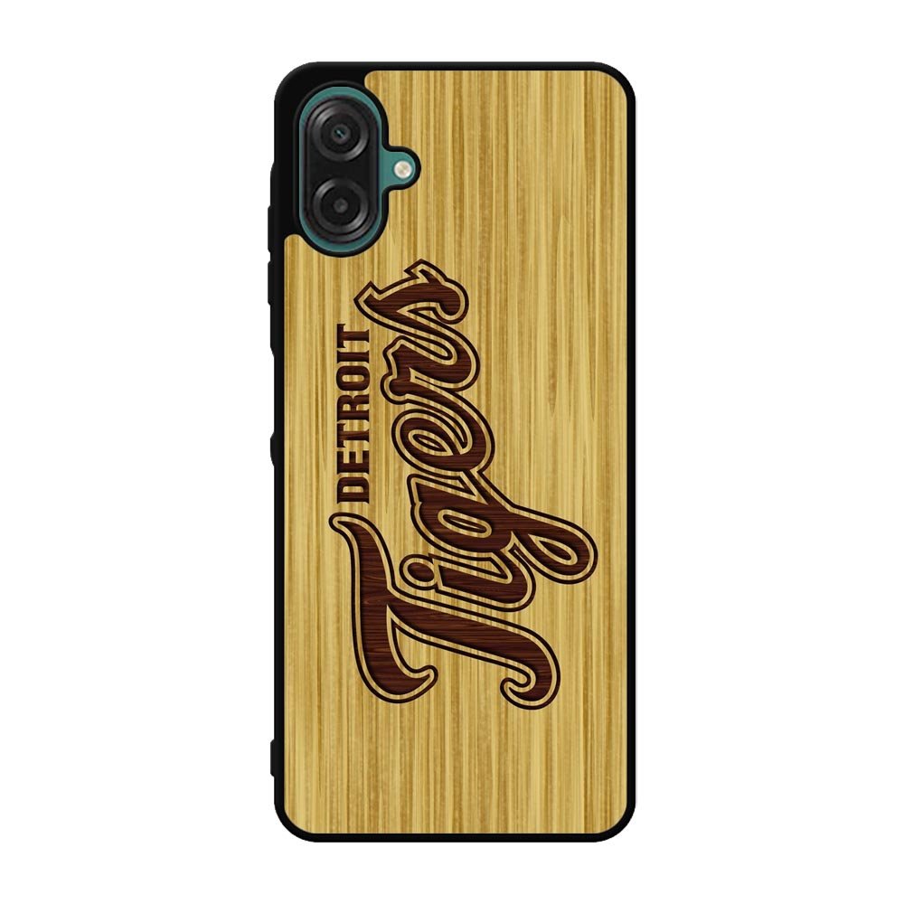 detroit tigers logo wood Samsung Galaxy A07 Case QC4689