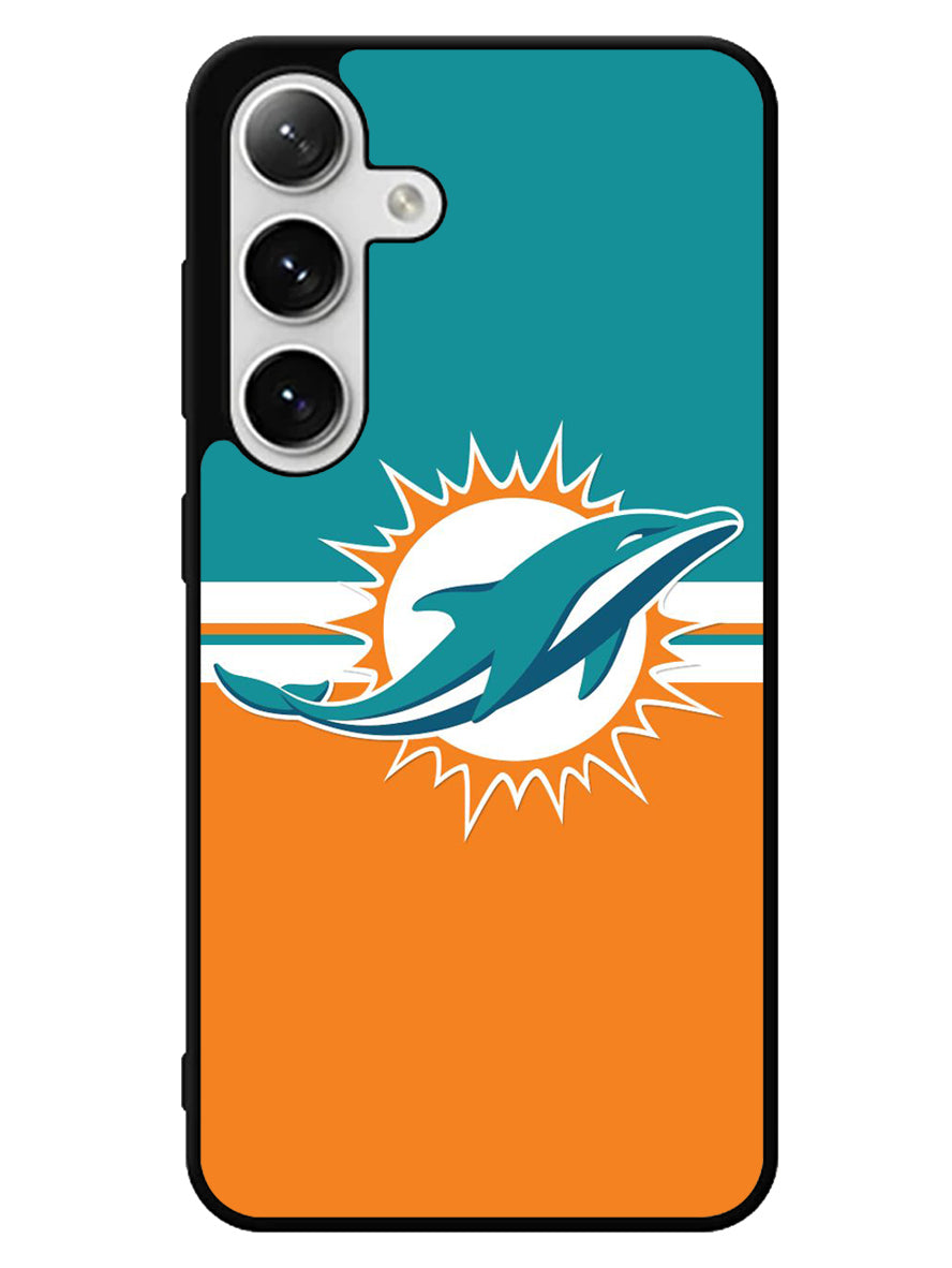 miami dolphins logo Samsung Galaxy S25 5G Case