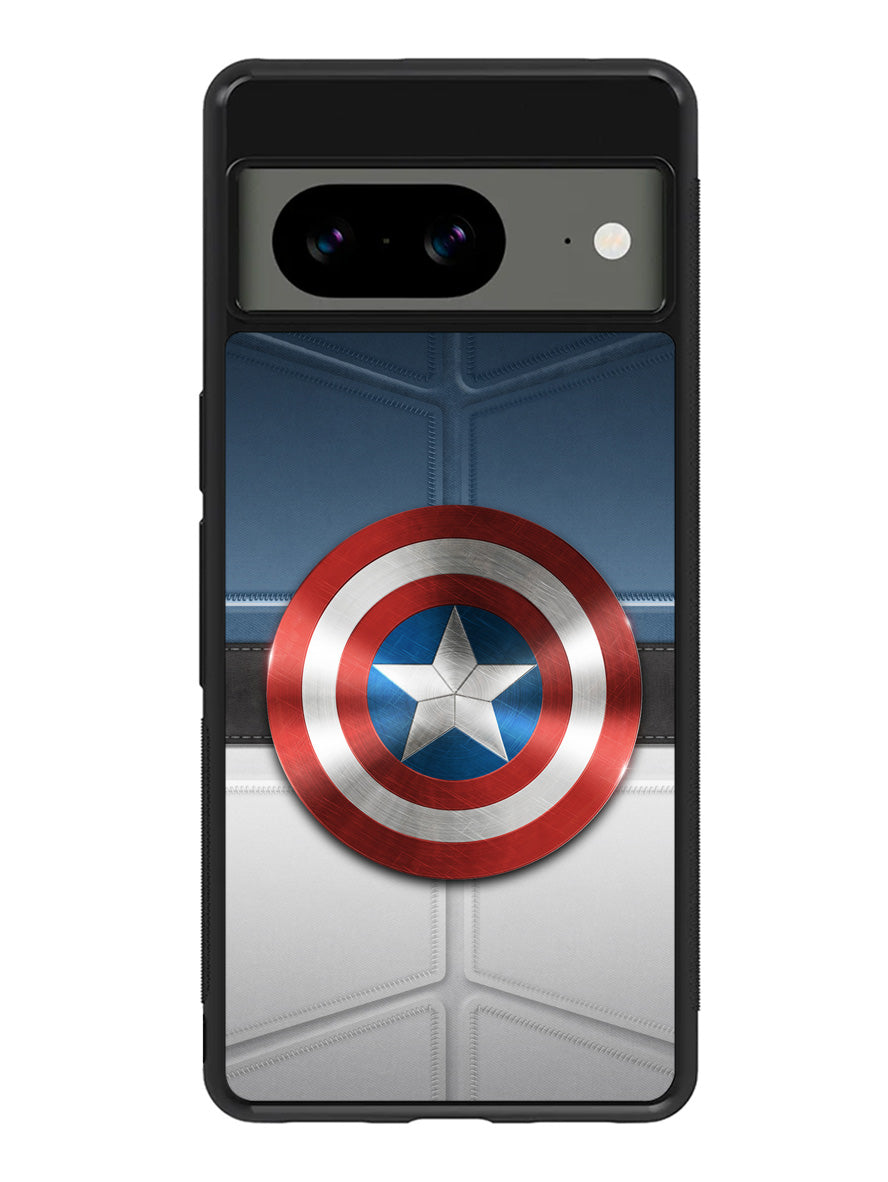 captain america shield Google Pixel 8 Case QC4375