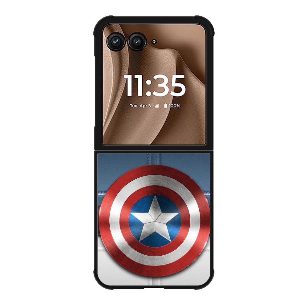 captain america shield Motorola Moto RAZR Plus 2025 Case OV4375