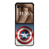 captain america shield Motorola Moto RAZR Plus 2025 Case OV4375