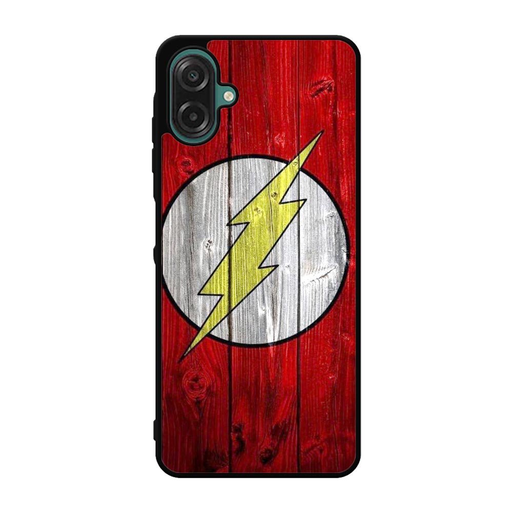 Flash SUperhero Logo on Wood Samsung Galaxy A07 Case OV0690