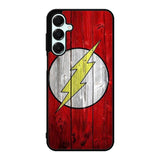 Flash SUperhero Logo on Wood Samsung Galaxy A16 Case OV0690