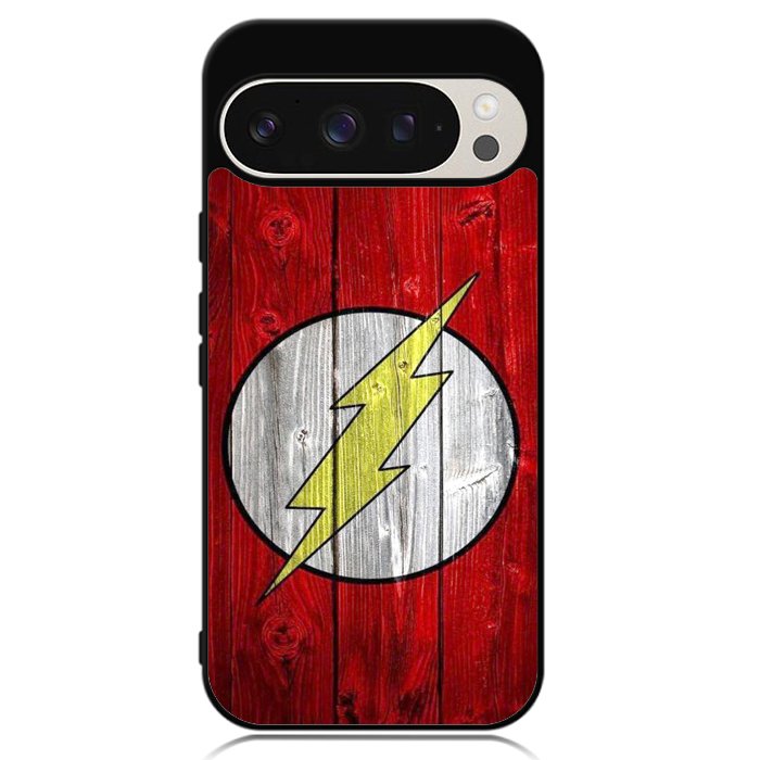 Flash SUperhero Logo on Wood Google Pixel 9 Pro XL Case OV0690