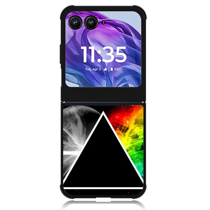 Pink Floyd Prism Rainbows Dark Side Motorola Moto Razr Plus 2024 , Moto Razr+ 2024 Case