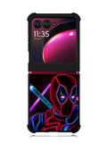 Deadpool Neon Motorola Moto Razr Plus 2023 , Moto Razr+ 2023 Case