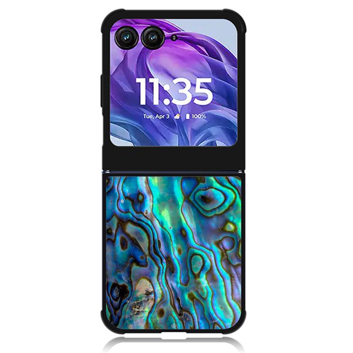 Abalone Shell Holographic Motorola Moto Razr Plus 2024 , Moto Razr+ 2024 Case