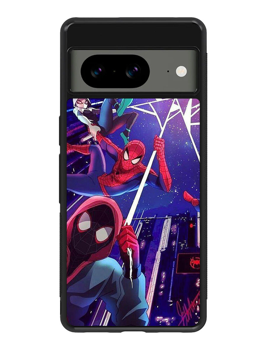 Spiderman into the spidervers Google Pixel 8 Case QC2469