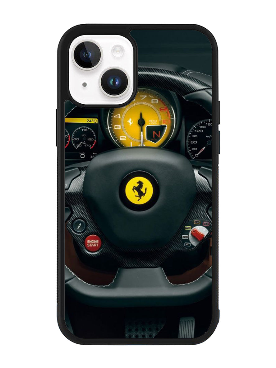 Red Ferrari Logo iPhone 15 Case OV0479