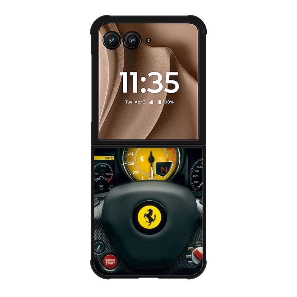 Red Ferrari Logo Motorola Moto RAZR Plus 2025 Case OV0479