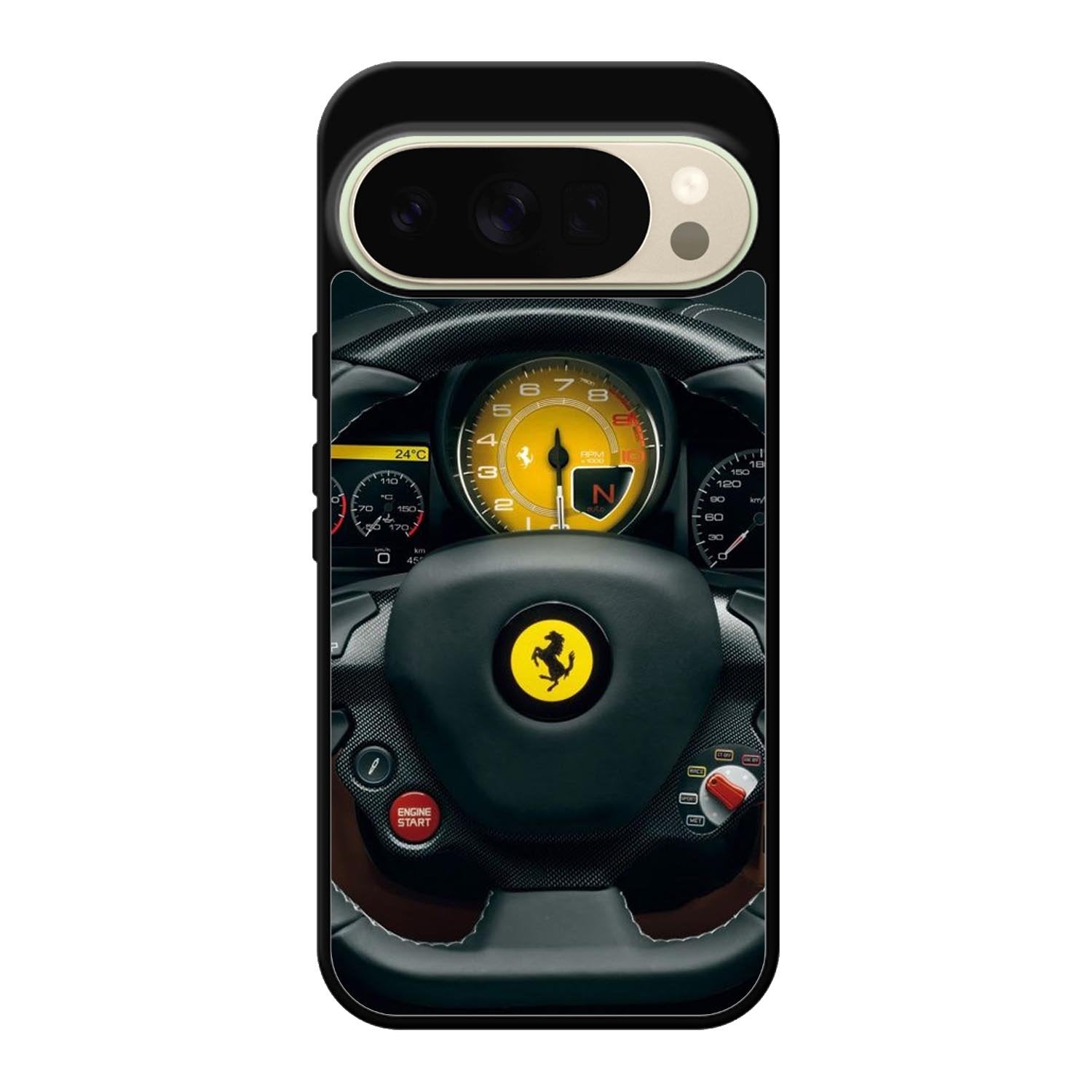 Red Ferrari Logo Google Pixel 10 Pro XL Case OV0479