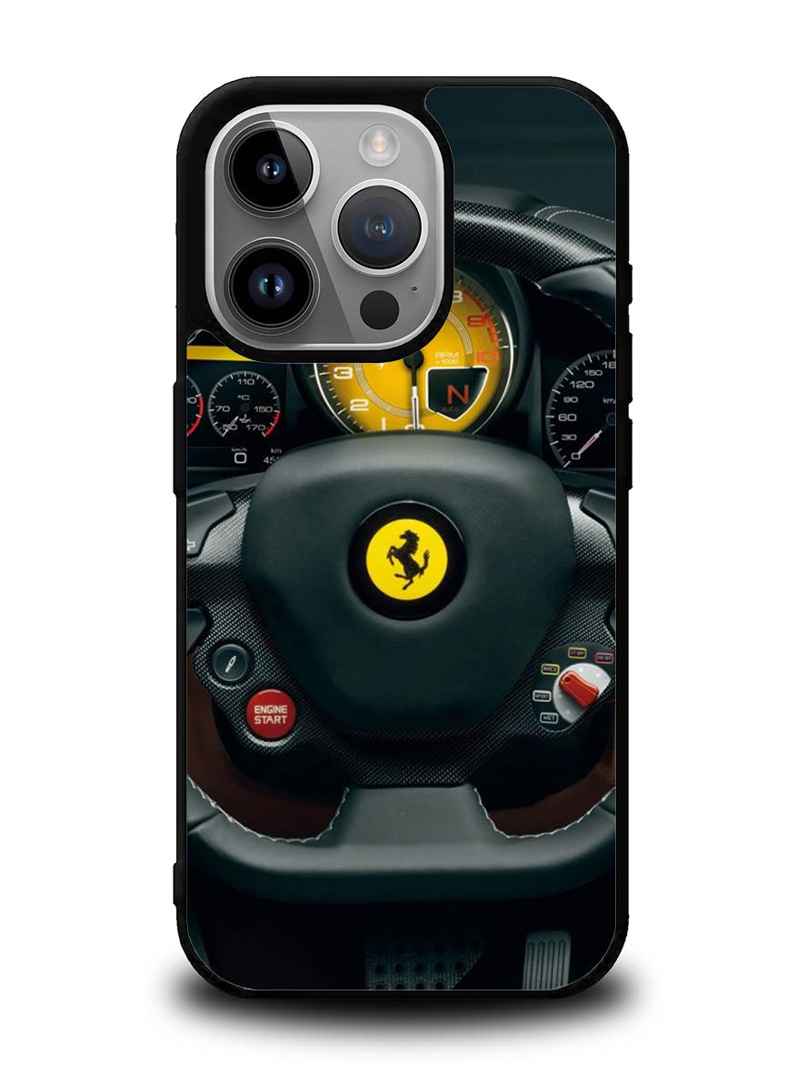 Red Ferrari Logo iPhone 16 Pro Max Case OV0479
