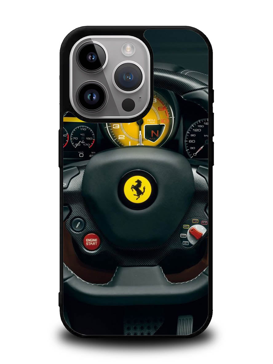 Red Ferrari Logo iPhone 14 Pro Max Case QC0479