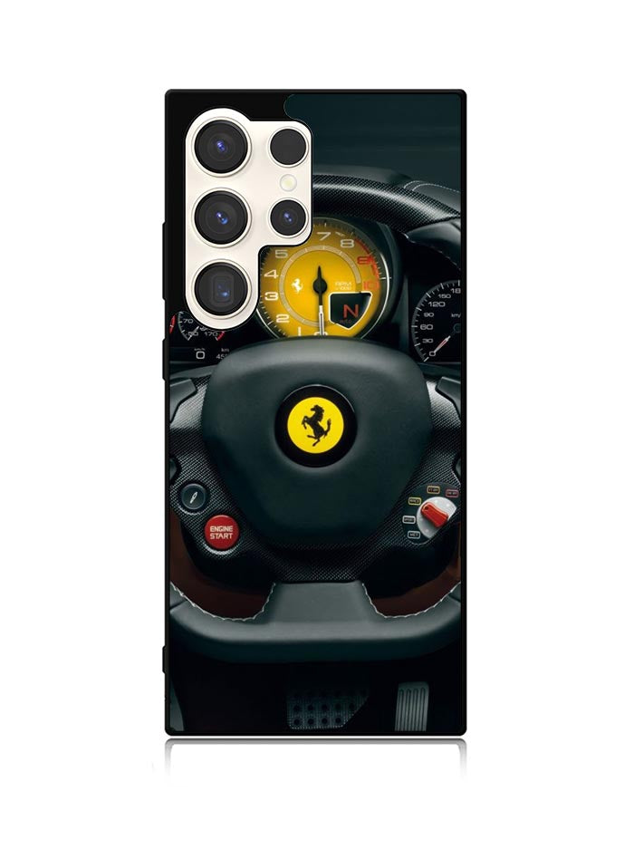 Red Ferrari Logo Samsung Galaxy S24 Ultra 5G Case OV0479