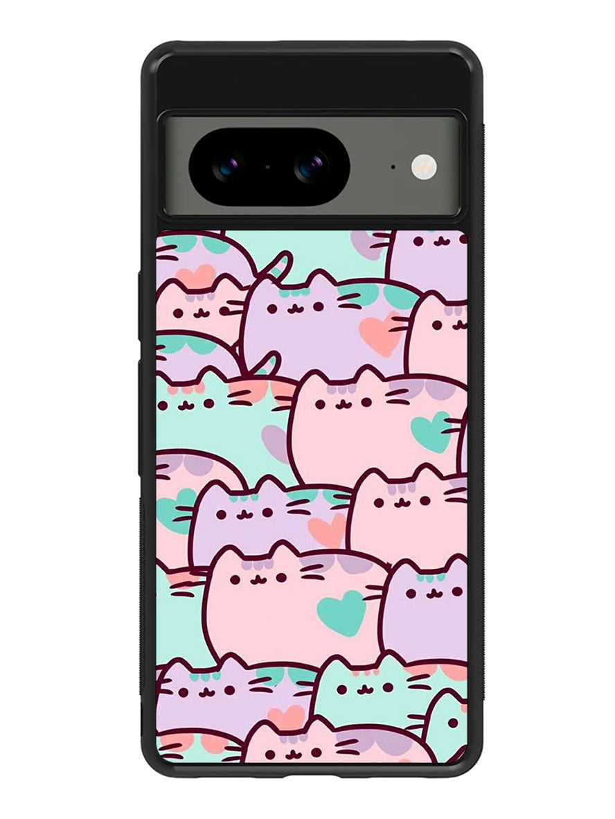 pusheen pattern Google Pixel 8A Case QC0482