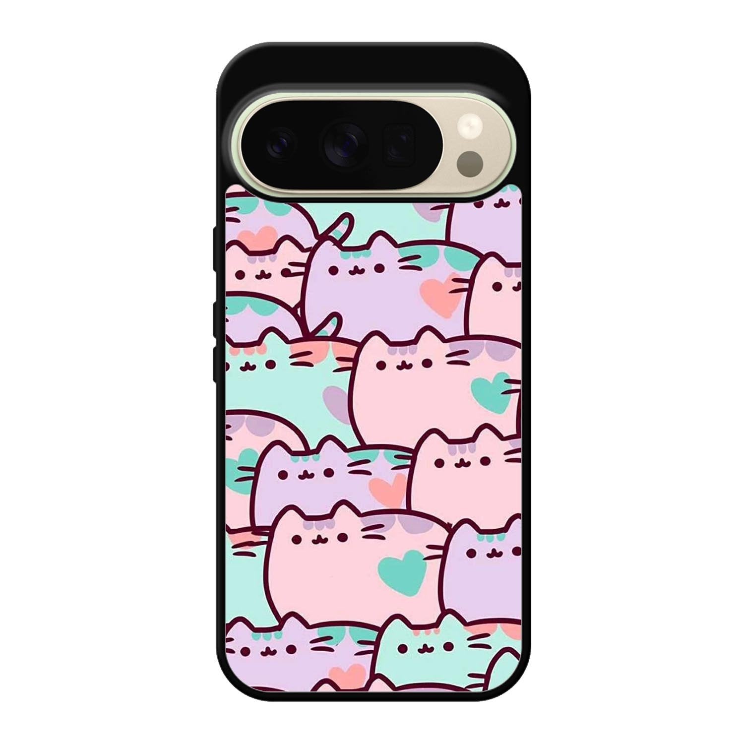 pusheen pattern Google Pixel 10 Pro XL Case QC0482