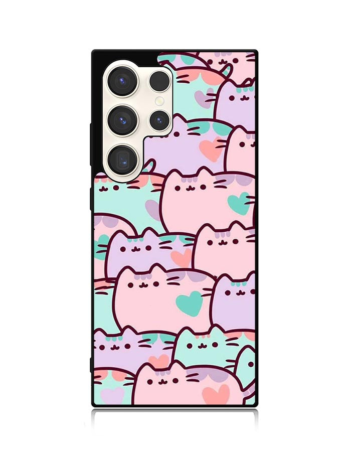 pusheen pattern Samsung Galaxy S24 Ultra 5G Case OV0482