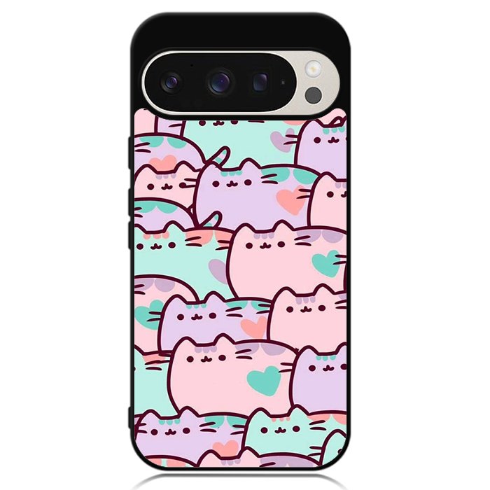 pusheen pattern Google Pixel 9 Pro XL Case OV0482