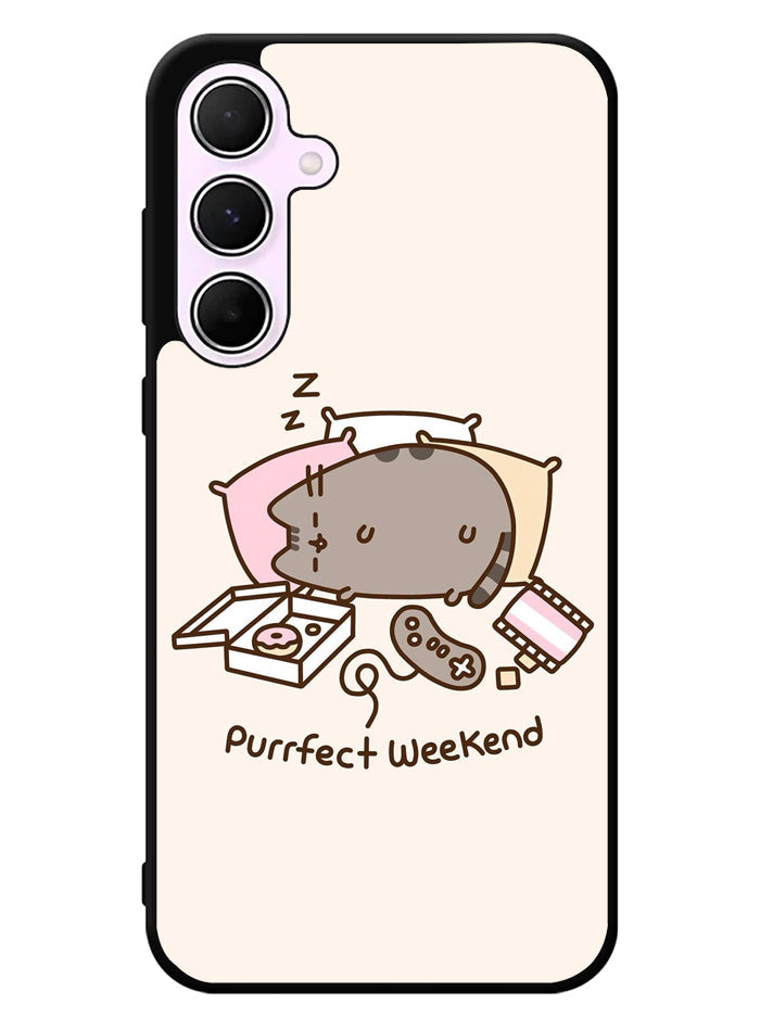 Pusheen Cat 1st Samsung Galaxy A55 5G Case
