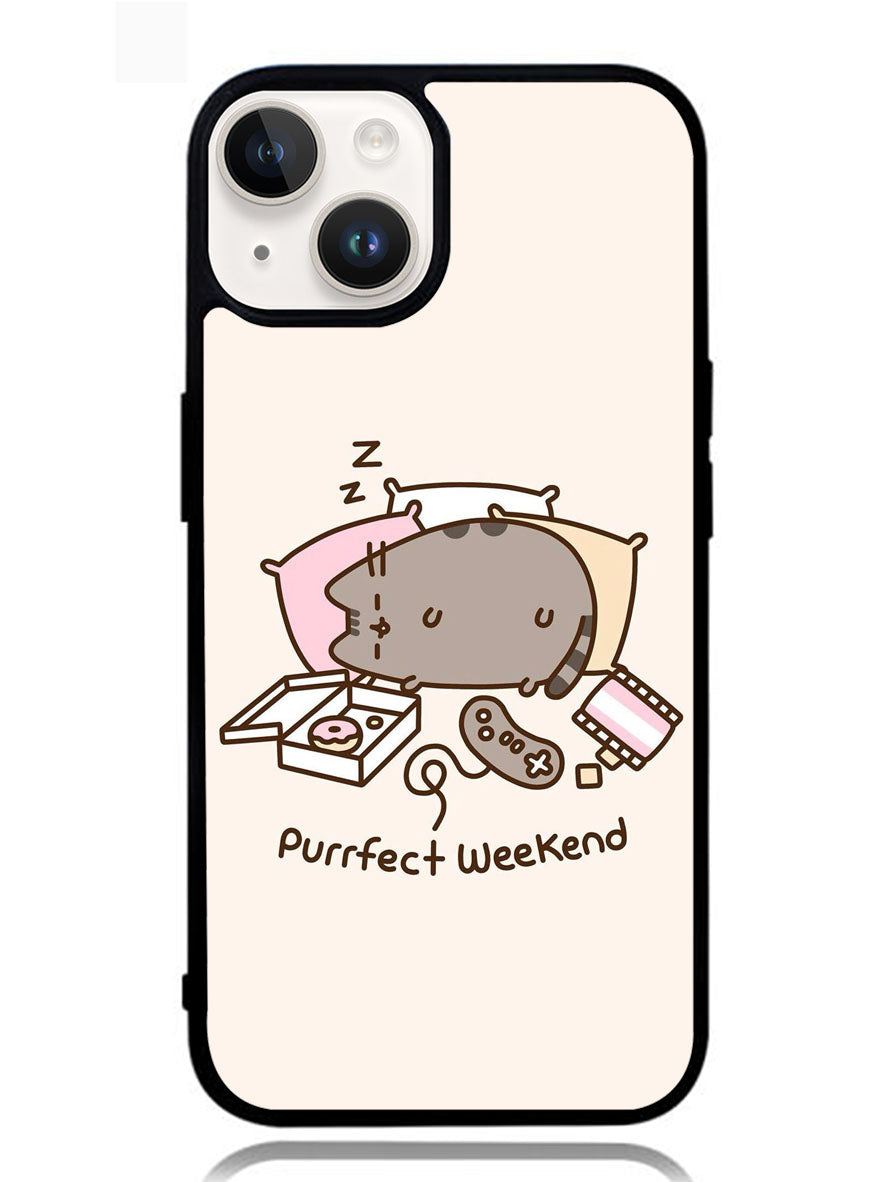 pusheen cat Google iPhone 14 Plus Case OV0483