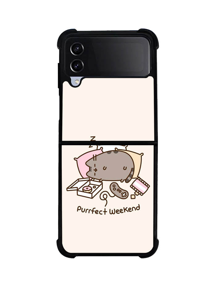 Pusheen Cat 1st Samsung Galaxy Z Flip 4 5G 2022 Case