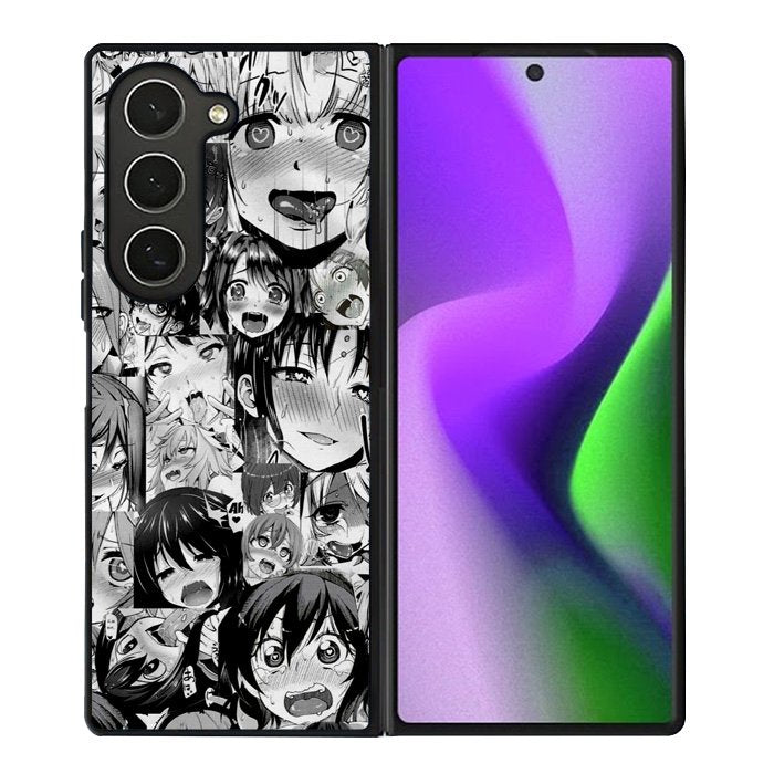 ahegao anime Samsung Galaxy Z Fold 6 Case