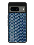 Japanese Gold Cloud Wave Indigo Pattern Google Pixel 8 Case QC5321
