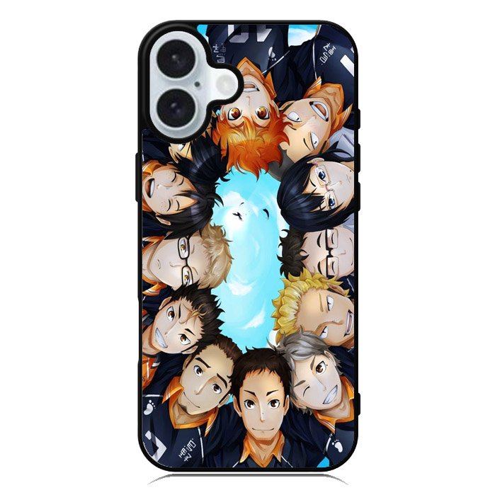haikyuu team karasuno iPhone 16 Plus Case QC5063