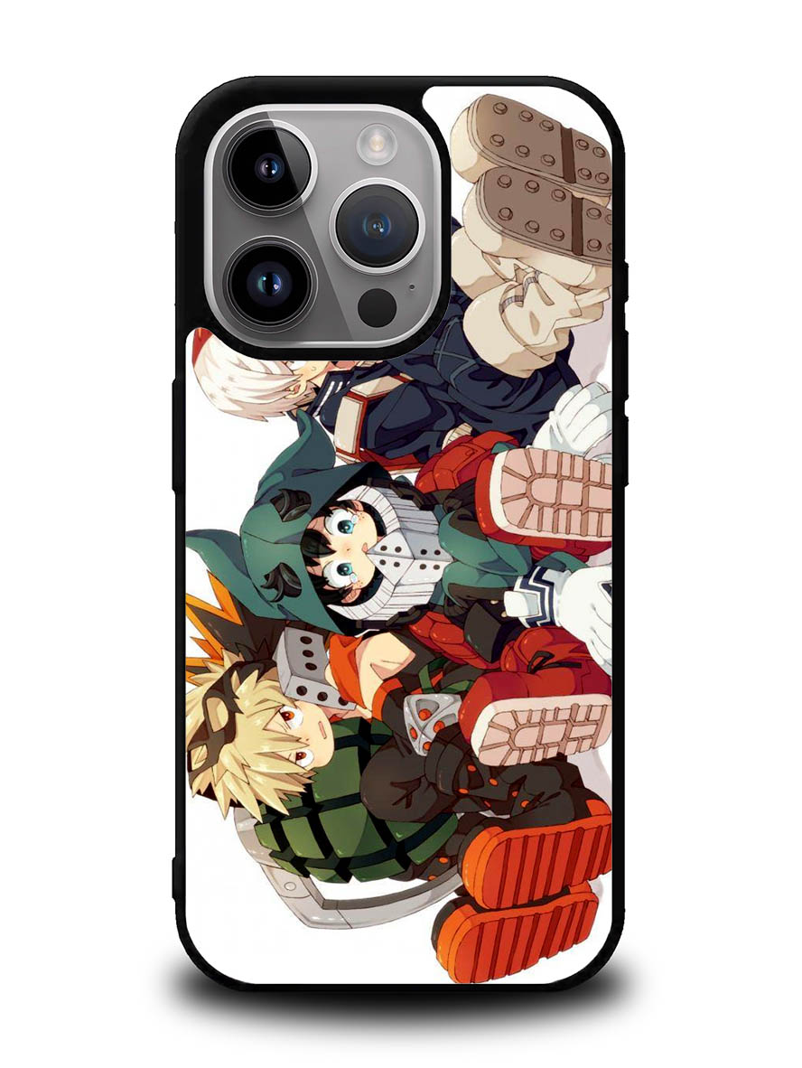 My Hero Academia Deku X Bakugou X Todoroki iPhone 14 Pro Case QC3197