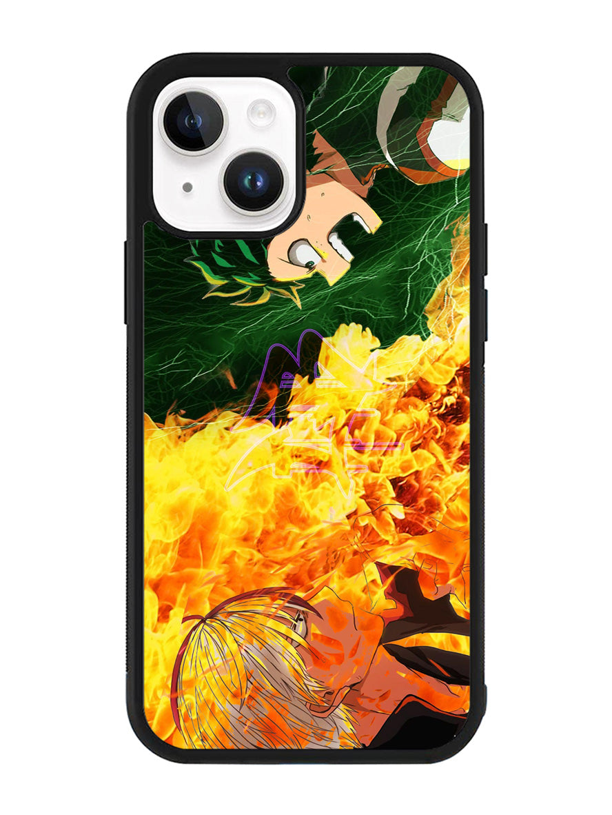My Hero Academia Deku X Todoroki iPhone 15 Plus Case OV3200