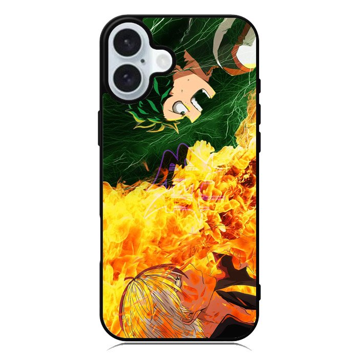 My Hero Academia Deku X Todoroki iPhone 16 Plus Case QC3200