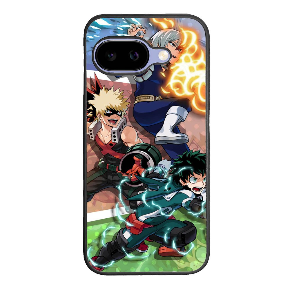 My Hero Academia Deku X Bakugou X Todoroki Google Pixel 10A Case QC3198