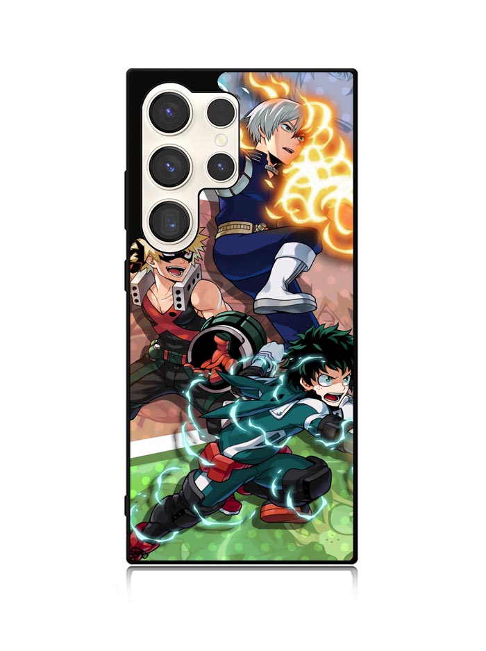 My Hero Academia Deku X Bakugou X Todoroki Samsung Galaxy S23 Ultra 5G Case QC3198