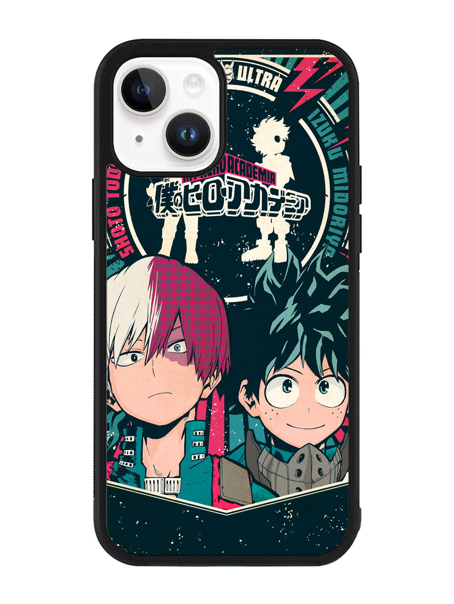 My Hero Academia Deku X Todoroki iPhone 15 Case OV3201
