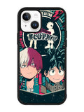 My Hero Academia Deku X Todoroki iPhone 14 Case QC3201