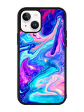 Neon Paint Mixture iPhone 15 Case OV3148