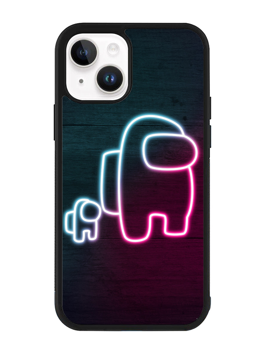 among us neon iPhone 14 Case QC7408