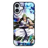 One Piece roronoa zoro wano iPhone 16 Plus Case QC2943