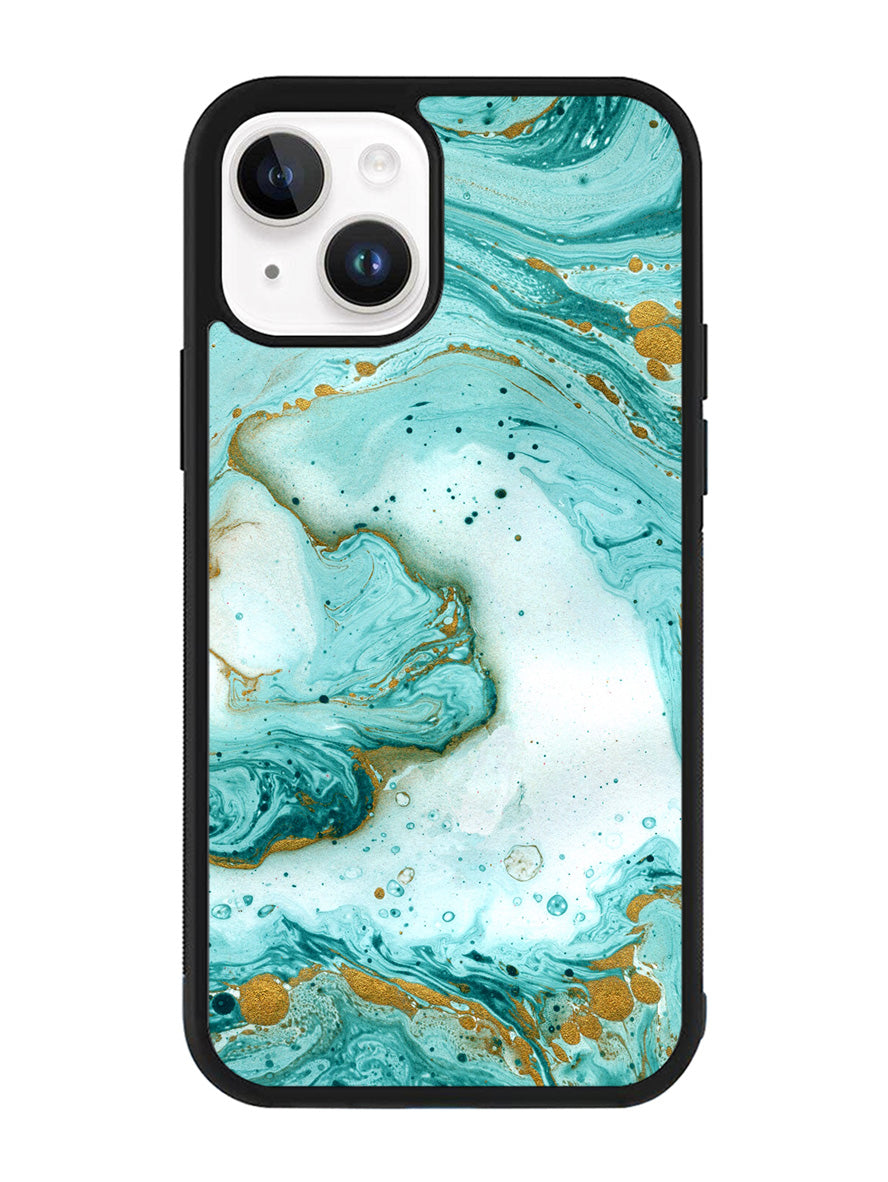 marble watercolor iPhone 15 Case OV3395