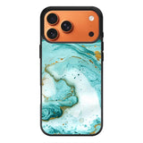 marble watercolor iPhone 17 Pro Case QC3395