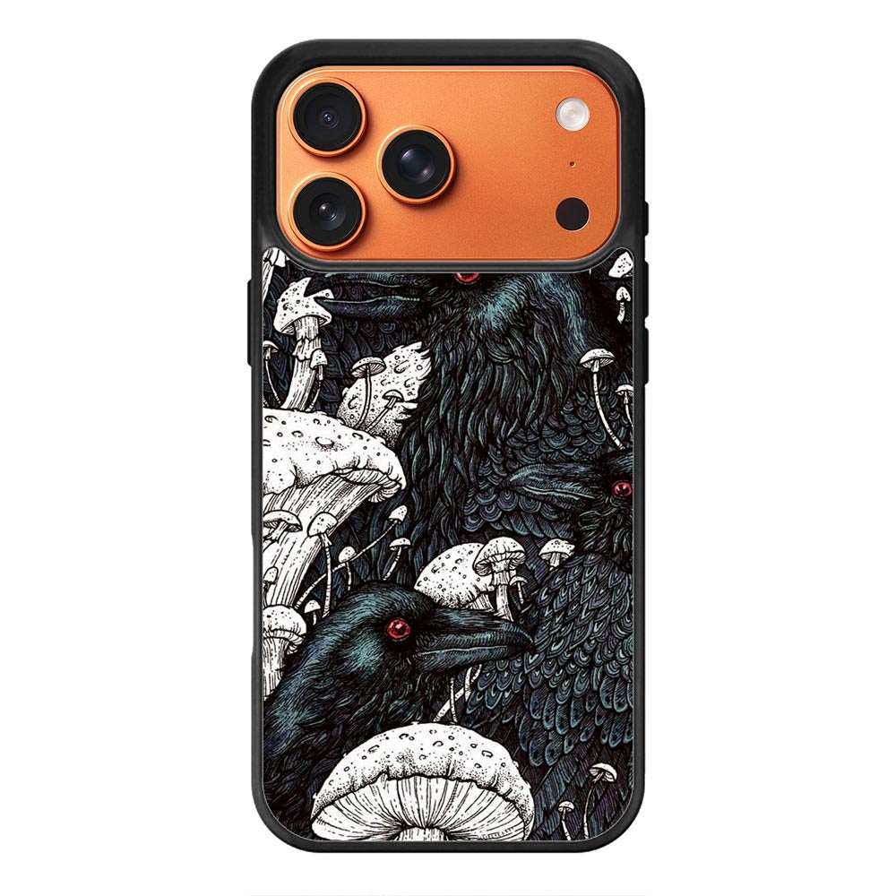 Crow Pattern FLZ0572 iPhone 17 Pro Case